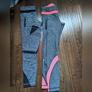 6 pairs of Lululemon size 6 crop leggings
